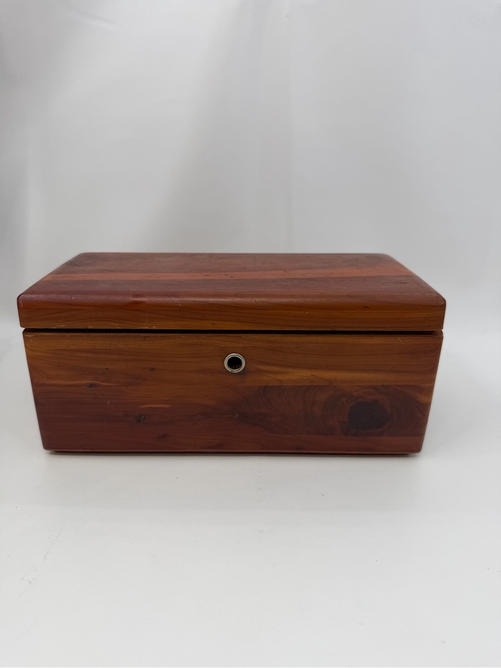 Vintage 1950’s Lane Cedar Chest Jewelry Box Miniature Wooden Hope Chest